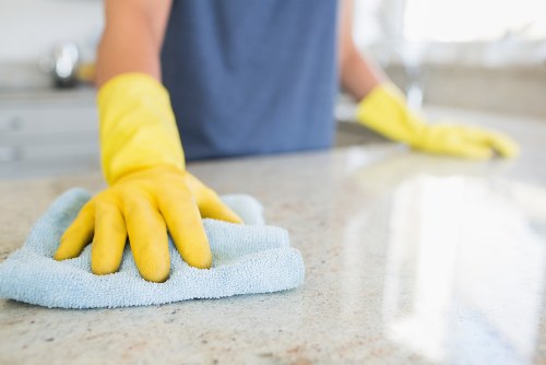 Technician performing deep carpet cleaning service
